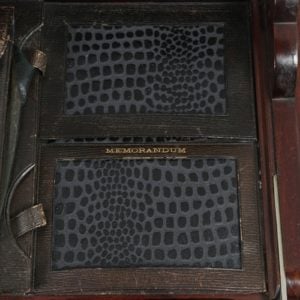 Antique Edwardian Art Nouveau Metamorphic Mahogany & Leather Writing Table (Circa 1900)