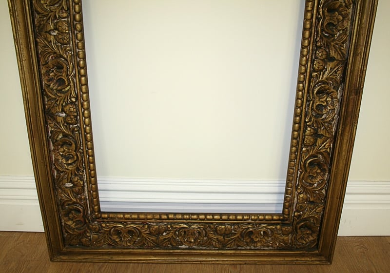 Large Antique Style Carved Ornate, 5ft X 4ft Mirror