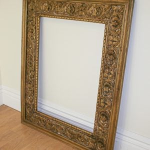 Large Antique Style Carved Ornate, Large Carved Wood Frame Mirror