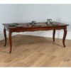 Antique French 6ft 6⅜” Cherry Wood Refectory Table With Breadboard & Drawer