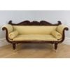 William IV Double Scroll End Upholstered Mahogany Couch (Circa 1830)