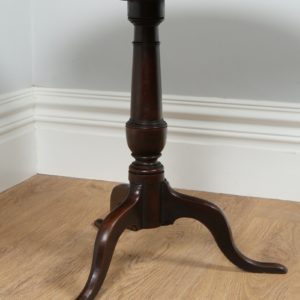 Antique Georgian English Red Walnut Tilt Top Tripod Table (Circa 1780)