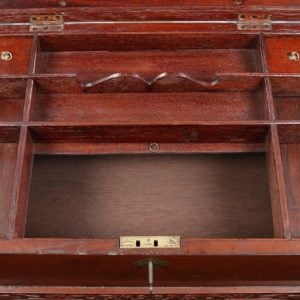 Antique Victorian Colonial Mahogany Jewellery / Sewing Box (Circa 1880)