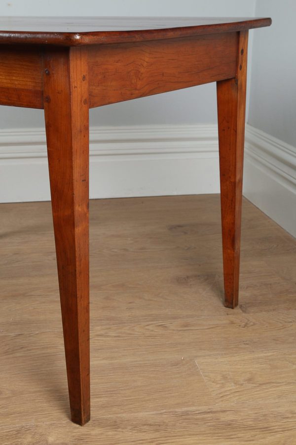 Antique French Cherry Wood Provincial Side / Small Refectory Table (Circa 1850)