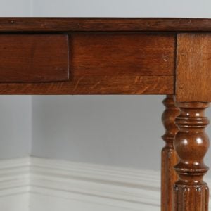 Antique French Chestnut Provincial Side / Small Refectory Table (Circa 1840)