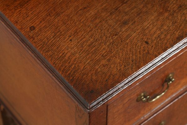 Antique English Georgian Oak Shropshire / Staffordshire Joined Low Dresser Base Sideboard (Circa 1810)- yolagray.com