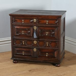 Antique William & Mary English Oak Chest of Drawers (Circa 1690)