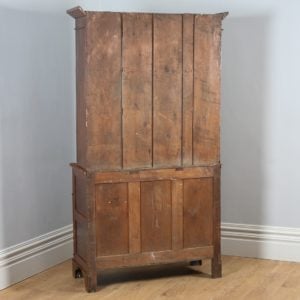 Antique Welsh Georgian Oak & Mahogany Housekeepers Cupboard (Circa 1810)