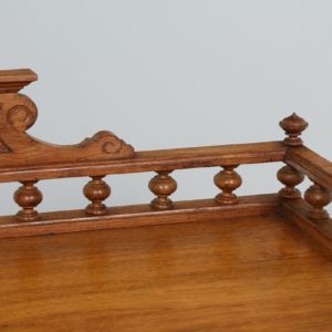 Antique Edwardian Oak Butlers Tray & Stand (Circa 1900)