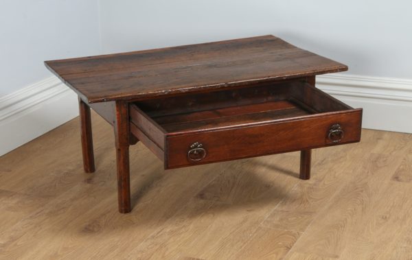 Antique French Provincial Country Chestnut Coffee Table (Circa 1780)