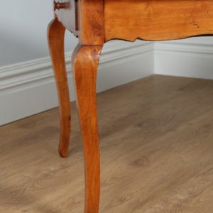 Antique French 6ft 6¾” Cherry Wood Refectory Table With Breadboards (Circa 1860)
