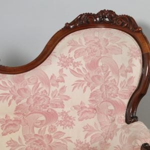 Antique French Rococo Carved Mahogany Couch (Circa 1880) - www.yolagray.com