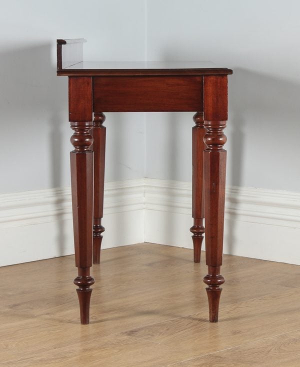 Antique English William IV Mahogany Console Side Table (Circa 1830) - yolagray.com