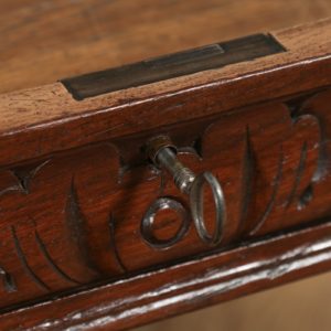Antique French Carved Oak Rectangular Coffee Table (Circa 1860) - yolagray.com