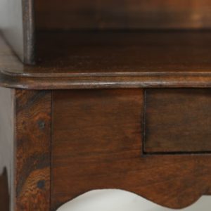 Antique Pair of French Louis XV Style Chestnut Bedsides / Nightstands (Circa 1920) - yolagray.com