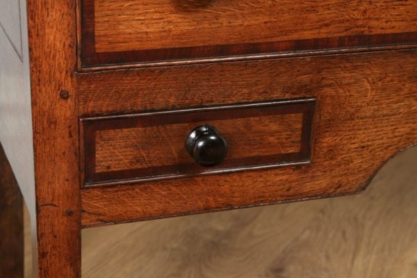 Antique George III Oak Border Counties / Welsh Joined Low Dresser Base (Circa 1800) - yolagray.com