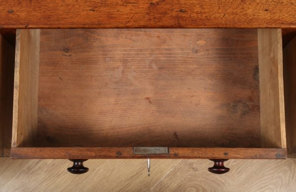 Antique George III Oak Border Counties / Welsh Joined Low Dresser Base (Circa 1800) - yolagray.com