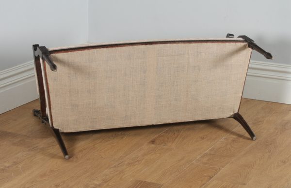 Antique French Louis XVI Style Beech Salon Couch (Circa 1880) - yolagray.com