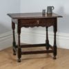Antique English Georgian 18th Century Style Country Oak Side Table (Circa 1860) - yolagray.com