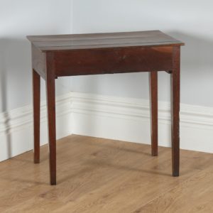 Antique English George III Country Oak Side / Hall Table (Circa 1800)- yolagray.com