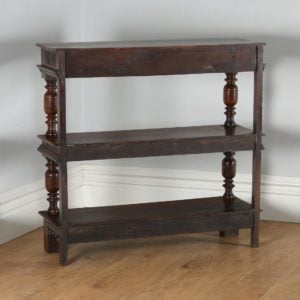 Antique Charles II Style Oak Buffet Server / Sideboard (Circa 1820) - yolagray.com