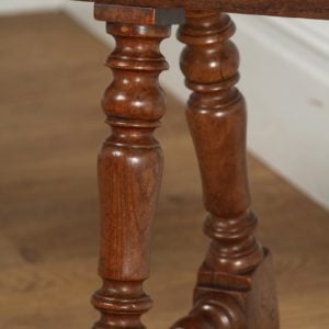 Antique Pair of 7ft 10” French Provincial Cherry Wood Kitchen Benches (Circa 1860)- yolagray.com