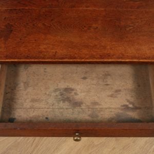 Antique English Georgian Oak Country Side Table (Circa 1790) - yolagray.com