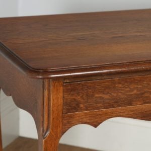Antique French Louis Style Oak Provincial Side / Hall Table (Circa 1890) - yolagray.com