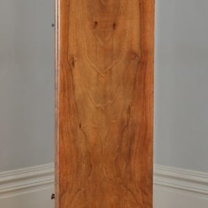Antique English Art Deco Burr Walnut Two Door Compactum Wardrobe (Circa 1930)- yolagray.com