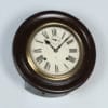 Antique 12" Welaiti Mahogany Railway Station / School Round Dial Wall Clock (Chiming) - yolagray.com