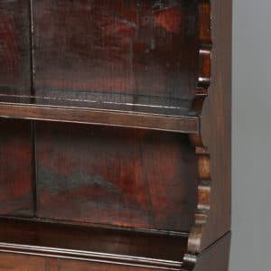 Antique Welsh Georgian Oak Dresser Base & Rack Sideboard Cupboard (Circa 1800) - yolagray.com