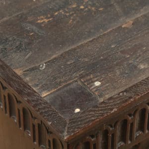 Antique English Charles II Oak Court / Press / Housekeepers Cupboard (Circa 1680) - yolagray.com