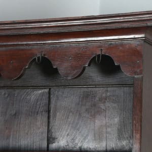 Antique Welsh Georgian Oak Dresser Base & Rack Sideboard Cupboard (Circa 1800) - yolagray.com