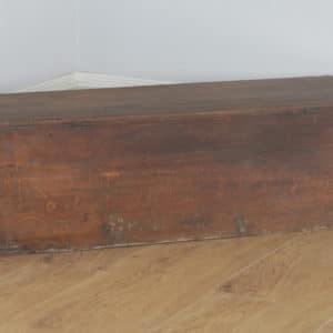 Antique English Georgian Oak Trunk Blanket Box Chest Ottoman (Circa 1780) - yolagray.com