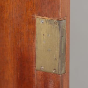 Antique English Art Deco Burr Maple, Satinwood & Walnut Two Door Compactum Wardrobe (Circa 1930) - yolagray.com