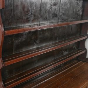 Antique Welsh Talwrn Anglesey Breakfront Georgian Oak Sideboard Dresser Base & Rack (Circa 1820) - yolagray.com
