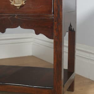 Antique English Georgian Oak 5ft Pot Board Low Dresser Base Sideboard (Circa 1780) - yolagray.com