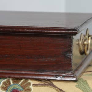 Antique Victorian Colonial Campaign Teak & Brass Writing / Jewellery / Sewing Box (Circa 1860) - yolagray.com