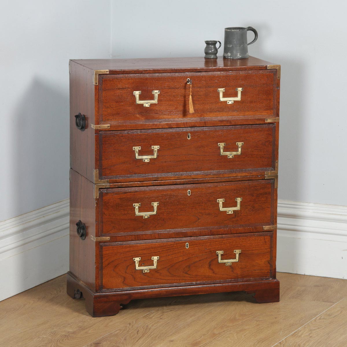 British Campaign Military Chest of Drawers 