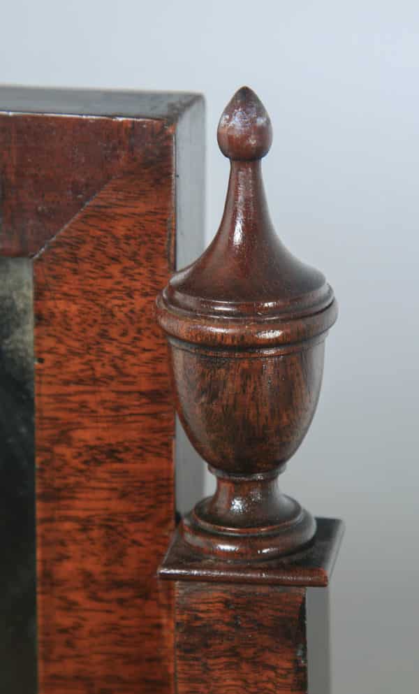 Antique English Georgian Regency Mahogany Floor Standing Rectangular Cheval / Dressing Mirror (Circa 1820) - yolagray.com