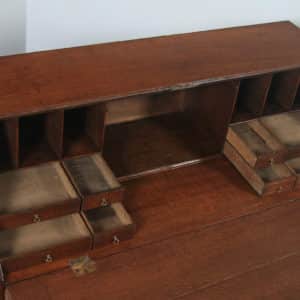 Antique English 18th Century Georgian Oak Bureau Writing Desk (Circa 1780) - yolagray.com