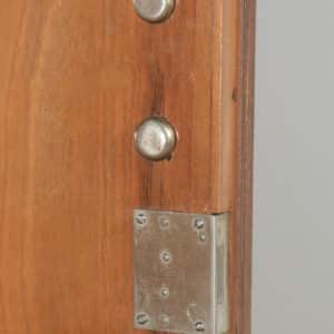 Small Antique English Art Deco Burr Walnut Two Door Wardrobe (Circa 1930) - yolagray.com