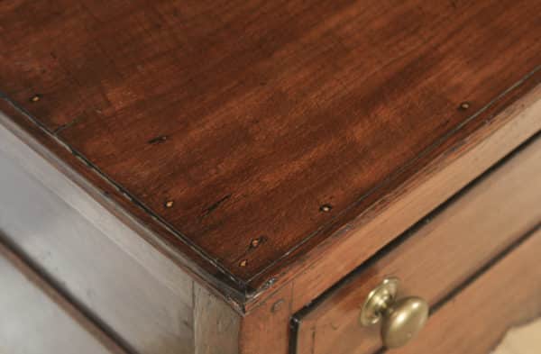 Antique English 19th Century Georgian Oak Shropshire Joined Low Dresser Base Sideboard (Circa 1800) - yolagray.com
