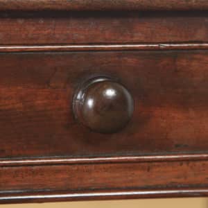 Antique English Georgian Mahogany Dressing Side Table with Adjustable Mirror Attributable to Gillows of Lancaster (Circa 1820) - yolagray.com
