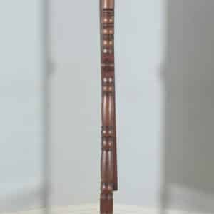 Antique English William IV Mahogany Floor Standing Rectangular Cheval / Dressing Mirror (Circa 1830) - yolagray.com