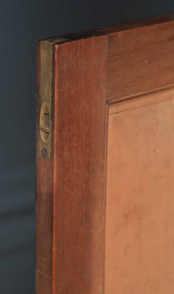 Antique English William IV Figured Mahogany Two Door Glazed Library Office Bookcase Cupboard (Circa 1835) - yolagray.com