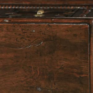Antique English Victorian Jacobean Style Oak Geometric Dresser Base Sideboard (Circa 1880) - yolagray.com