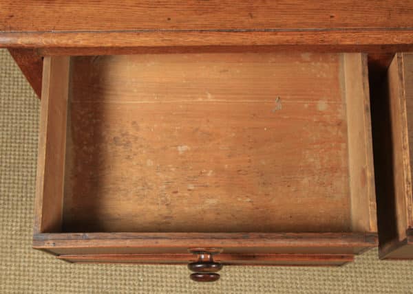 Antique Welsh Georgian Oak Dresser Base Sideboard Potboard & Rack (Circa 1810) - yolagray.com