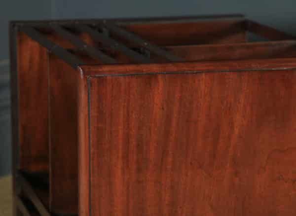 Antique English Edwardian Mahogany Revolving Bookcase Stand (Circa 1910) - yolagray.com