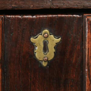 Antique English Georgian Oak Geometric Cabinet / Cupboard on Stand (Circa 1740) - yolagray.com